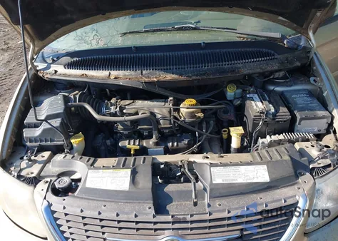 2002 Chrysler Town & Country Lx из США, поврежденный, VIN 2C8GP44342R686041